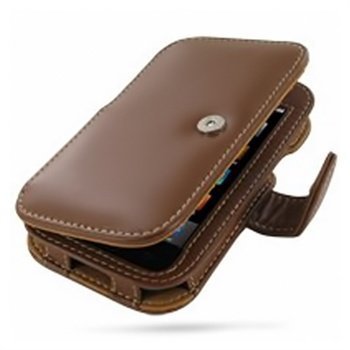 Samsung i9000 Galaxy S I9001 Galaxy S Plus PDair Leather Case 3TSSAIB41 Ruskea