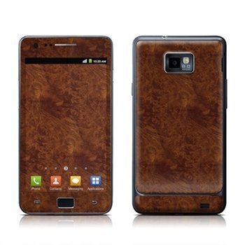 Samsung i9100 Galaxy S 2 Dark Burlwood Skin