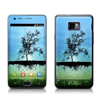 Samsung i9100 Galaxy S 2 Flying Tree Blue Skin