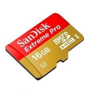 SanDisk Extreme Pro microSDHC 16GB UHS-1 card Class 10