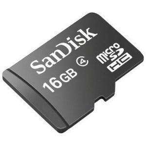 SanDisk MicroSDHC 16GB Class 4