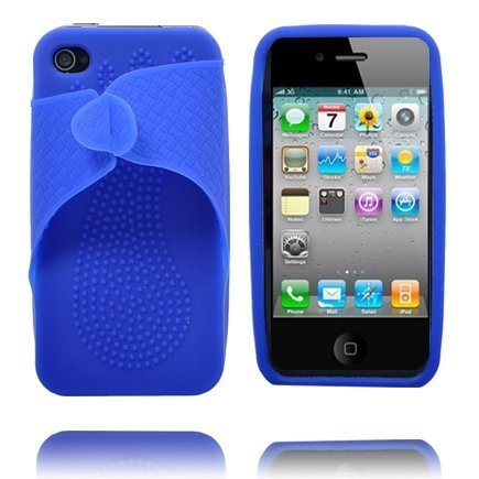 Sandaali Sininen Iphone 4 Silikonikuori