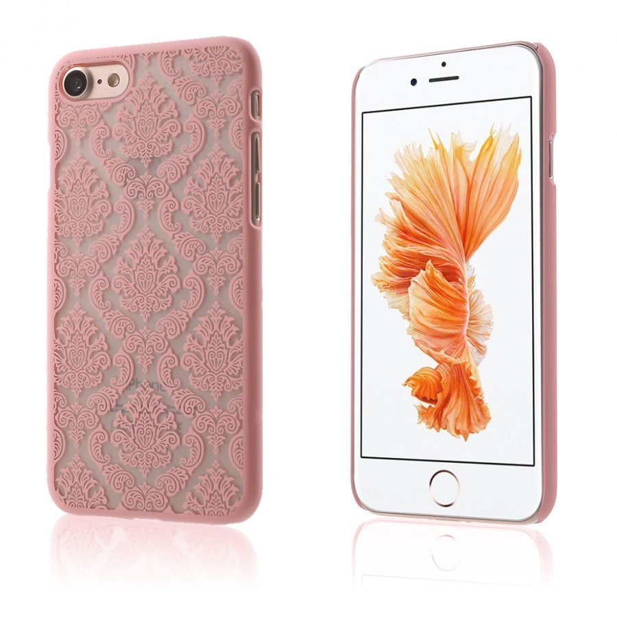 Sandemose Iphone 7 Damask Kukka Kuvioinen Kuori Pinkki