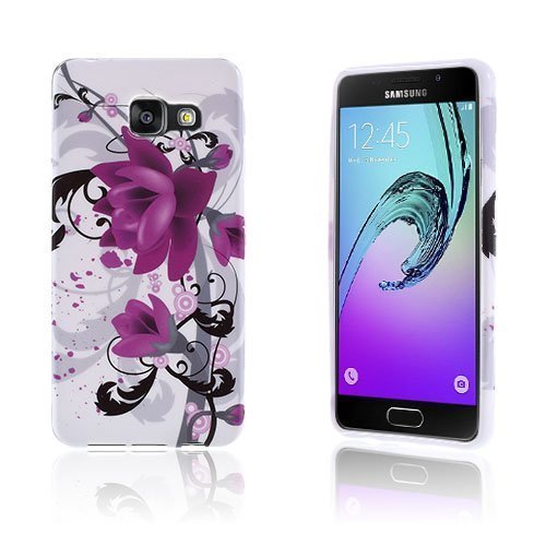 Sandemose Samsung Galaxy A3 2016 Silikonikuori Kapokki Kukka