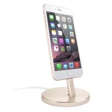 Satechi Aluminum Lightning Charging Stand Gold