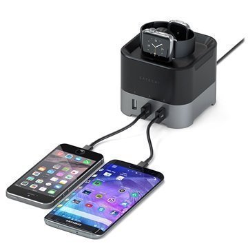 Satechi Smart Charging Stand Black / Space Grey