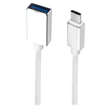 Seenda USB 3.1 C-Tyyppi / USB 3.0 OTG Kaapelisovitin Hopea