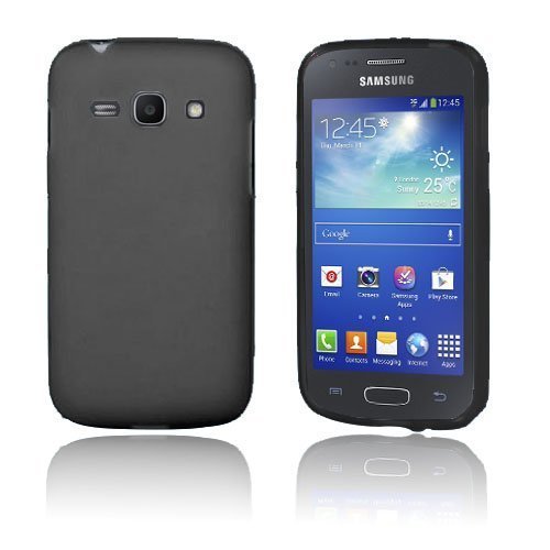 Semi Transparent Musta Samsung Galaxy Ace 3 Suojakuori