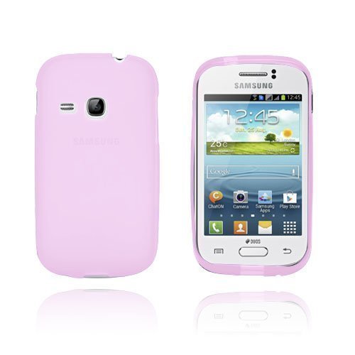 Semitransparent Pinkki Samsung Galaxy Young Suojakuori