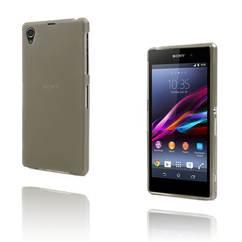 Semitransparent Sony Xperia Z1 Suojakuori Harmaa