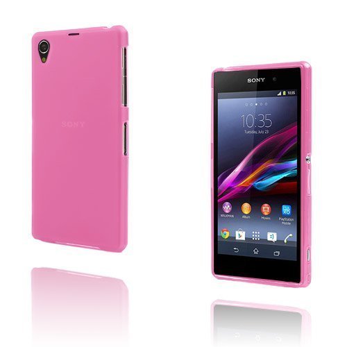 Semitransparent Sony Xperia Z1 Suojakuori Pinkki