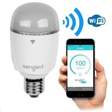 Sengled Boost LED-Lamppu & WiFi-Toistin Matta Valkoinen