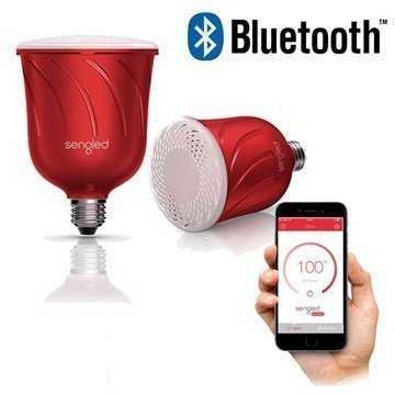 Sengled Pulse Pair Bluetooth-Kaiutin & LED-Lamppusarja Punainen