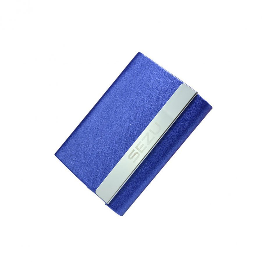 Sezu 1500mah Kaksipuolinen Varavirtalähde Korttitaskuilla Silkki Pintainen / Sininen