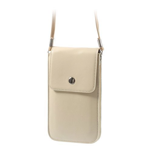 Shoulder Bag Beige Iphone 6 Plus Nahkapussi