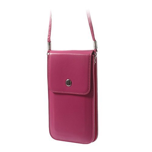 Shoulder Bag Kuuma Pinkki Iphone 6 Plus Nahkapussi