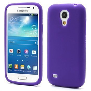 Silikoni Kotelo Samsung Galaxy S4 Mini I9190 I9192 I9195 Violetti