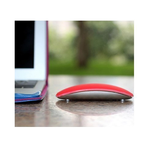 Silikoni Kuori Apple Macbookille Magic Mouse Punainen