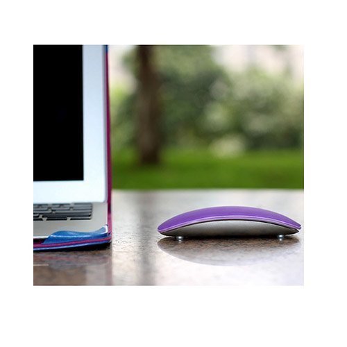 Silikoni Kuori Apple Macbookille Magic Mouse Violetti