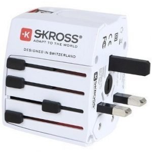 Skross 230V 2.1A World Adapter MUV USB
