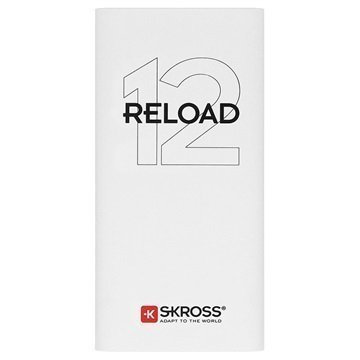 Skross Reload 12 Virtapankki 12000mAh Valkoinen