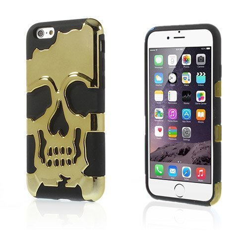 Skull Keltainen Pääkallo Kuvio Iphone 6 Suojakuori