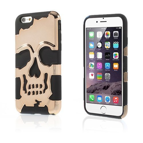 Skull Pronssi Pääkallo Kuvio Iphone 6 Suojakuori