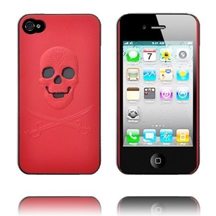 Skullcase Punainen Iphone 4 Suojakuori