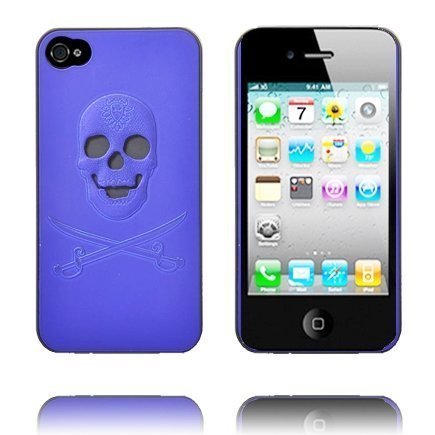 Skullcase Sininen Iphone 4 Suojakuori
