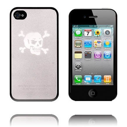 Skulls'n Bones Valkoinen Iphone 4 / 4s Suojakuori