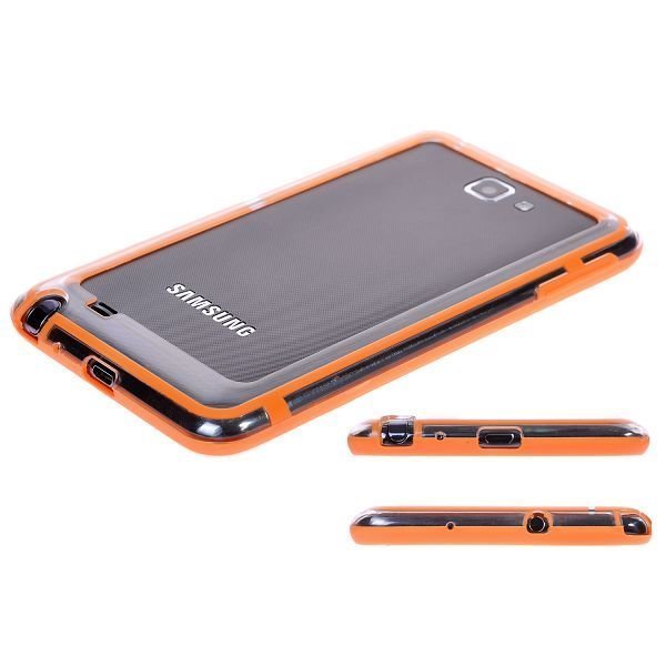 Slim Bumper Oranssi Hard Samsung Galaxy Note Bumper