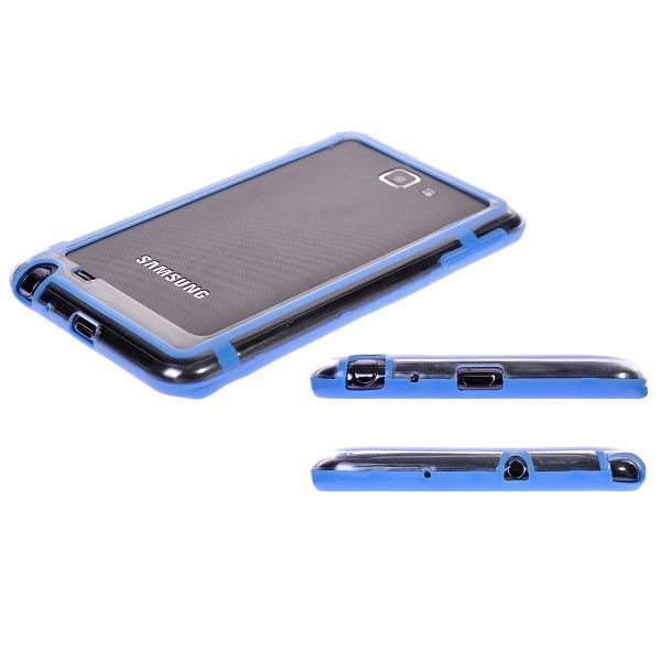 Slim Bumper Sininen Hard Samsung Galaxy Note Bumper