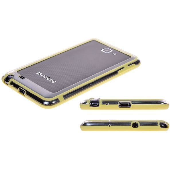 Slim Bumper Vaaleankeltainen Hard Samsung Galaxy Note Bumper