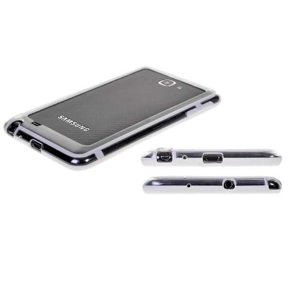 Slim Bumper Valkoinen Hard Samsung Galaxy Note Bumper