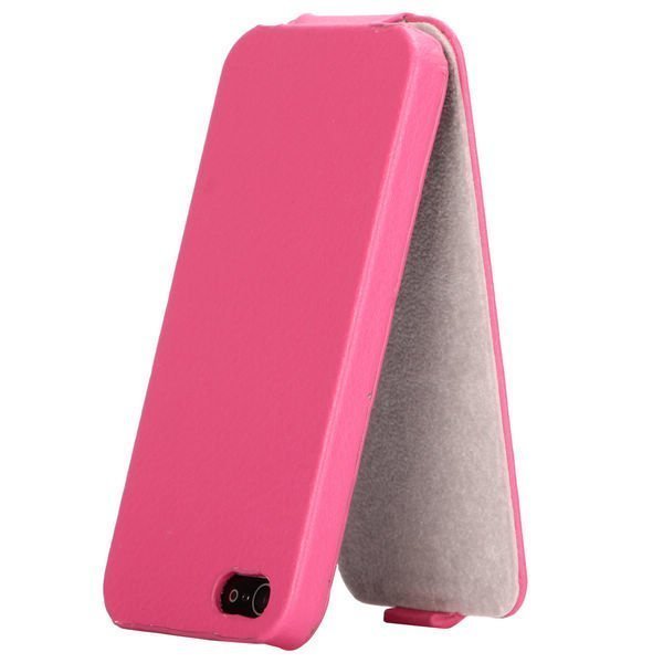 Slimcase Iphone 5 / 5s Nahkakotelo Pinkki