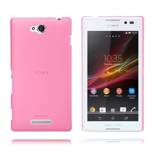 Slimcase Pinkki Sony Xperia C Suojakuori