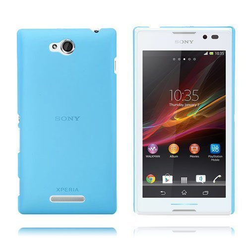 Slimcase Vaaleansininen Sony Xperia C Suojakuori