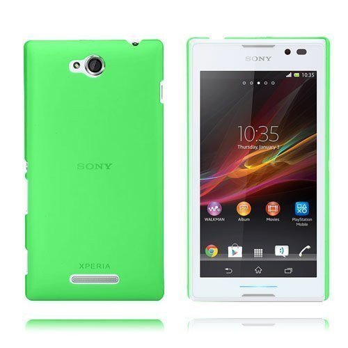 Slimcase Vihreä Sony Xperia C Suojakuori