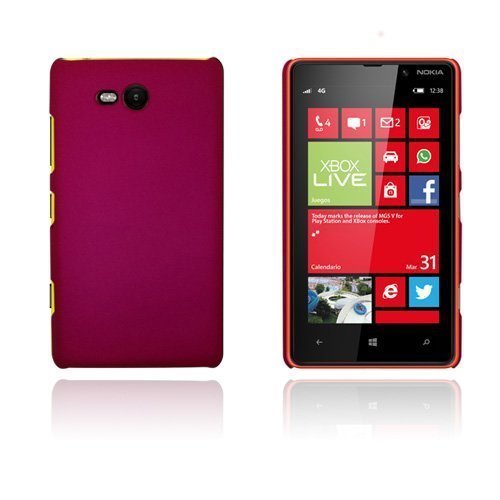 Smooth Shell Kuuma Pinkki Nokia Lumia 820 Suojakuori