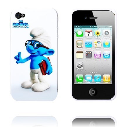 Smurf Iphone 4 Suojakuori Viisas Smurffi