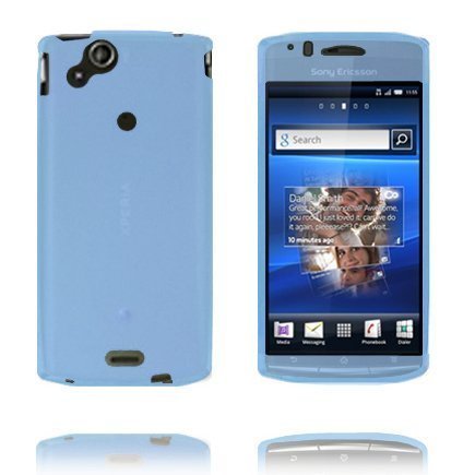 Soft Shell Full Front Vaaleansininen Sony Ericsson Xperia Arc Silikonikuori