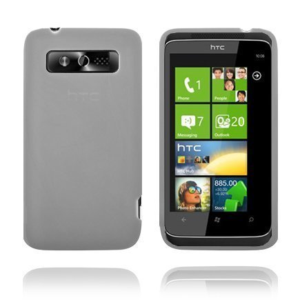 Soft Shell Harmaa Htc 7 Trophy Silikonikuori