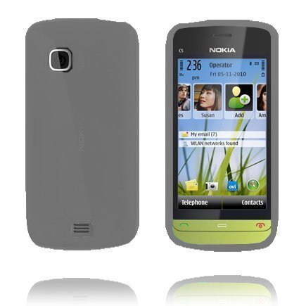 Soft Shell Harmaa Nokia C5-03 Silikonikuori