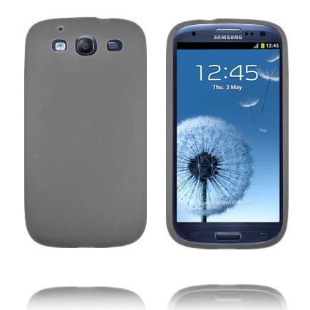 Soft Shell Harmaa Samsung Galaxy S3 Silikonikuori