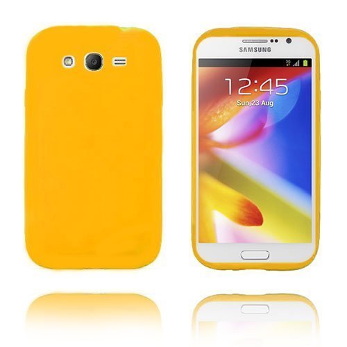 Soft Shell Keltainen Samsung Galaxy Grand Duos Suojakuori