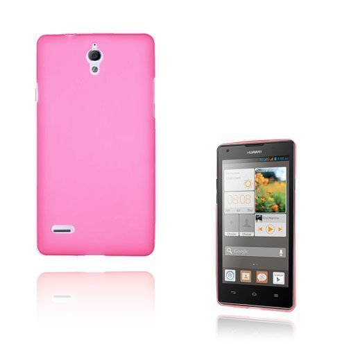 Soft Shell Kuuma Pinkki Huawei Ascend G700 Kuori