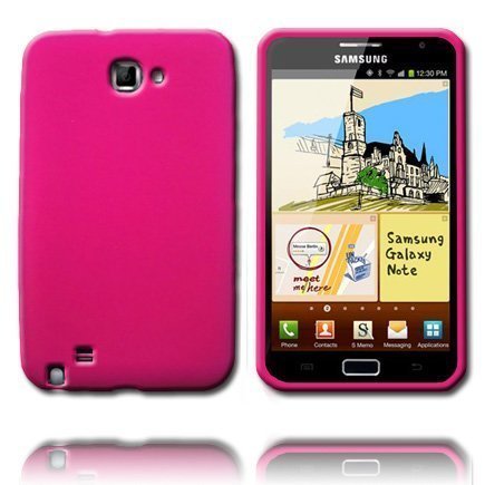 Soft Shell Kuuma Pinkki Samsung Galaxy Note Suojakuori