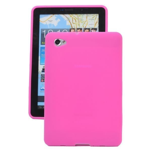 Soft Shell Kuuma Pinkki Samsung Galaxy Tab 7.7 Suojakuori