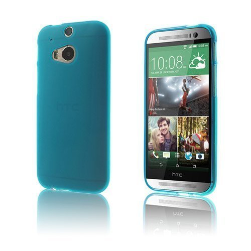 Soft Shell Light Blue Htc One M8 Suojakuori