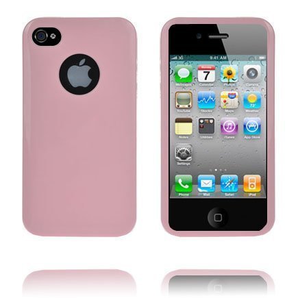 Soft Shell Logo Cut Ver. Ii Vaaleanpunainen Iphone 4 / 4s Suojakuori